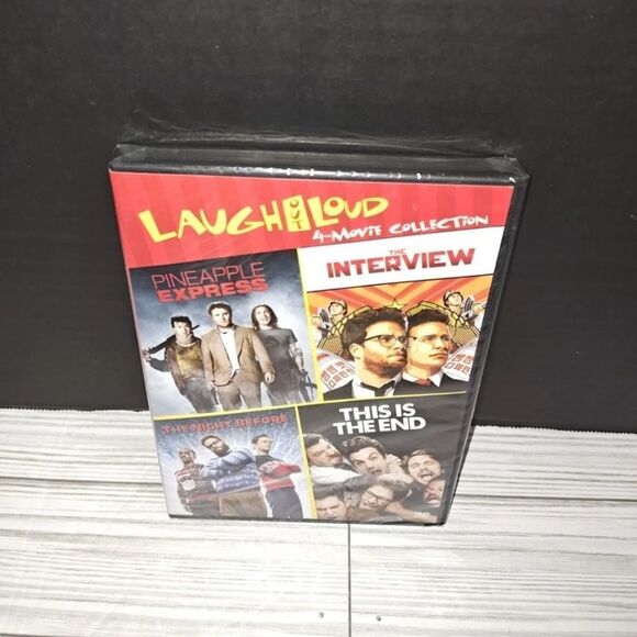 Laugh Out Loud 4-Movie Collection- New Sealed- Pineapple Express, The Interview - Picture 1 of 4